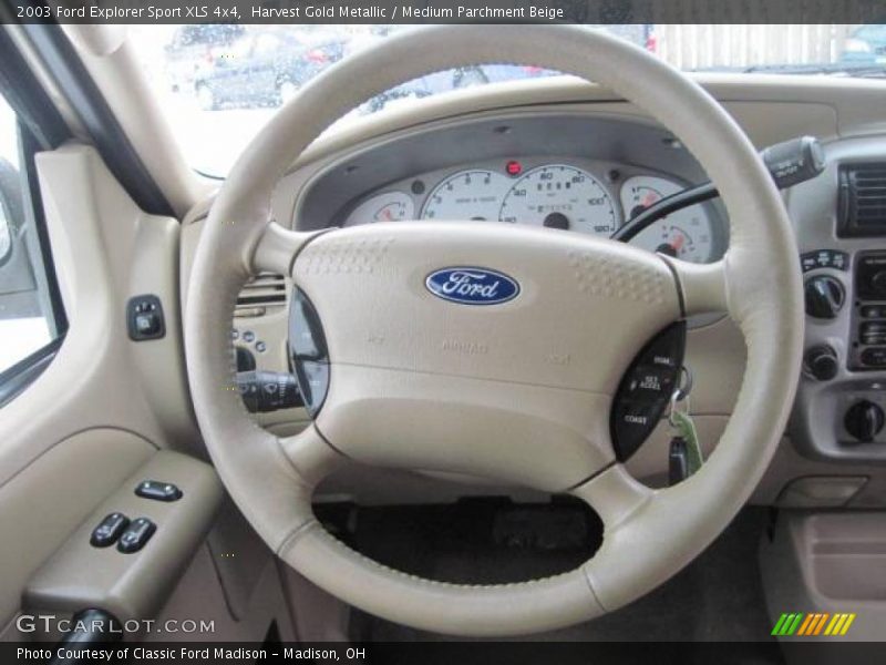 Harvest Gold Metallic / Medium Parchment Beige 2003 Ford Explorer Sport XLS 4x4