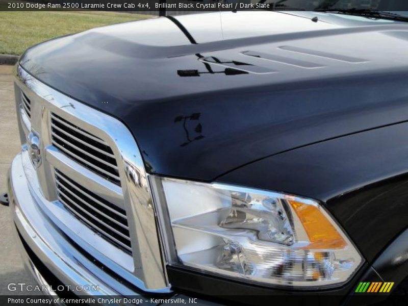 Brilliant Black Crystal Pearl / Dark Slate 2010 Dodge Ram 2500 Laramie Crew Cab 4x4