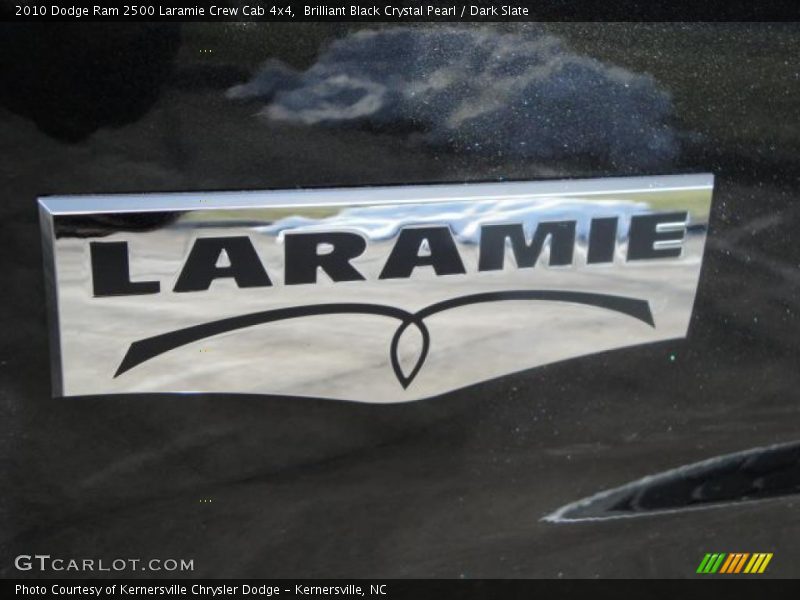 Brilliant Black Crystal Pearl / Dark Slate 2010 Dodge Ram 2500 Laramie Crew Cab 4x4