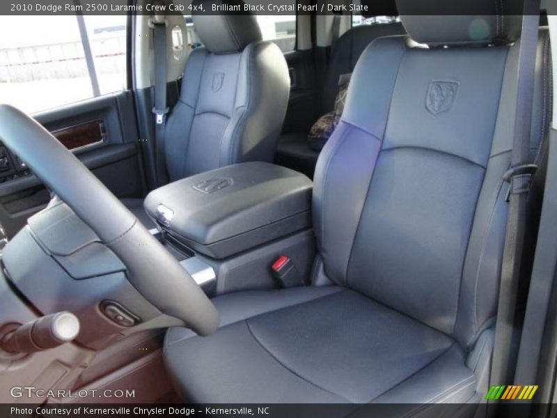 Brilliant Black Crystal Pearl / Dark Slate 2010 Dodge Ram 2500 Laramie Crew Cab 4x4