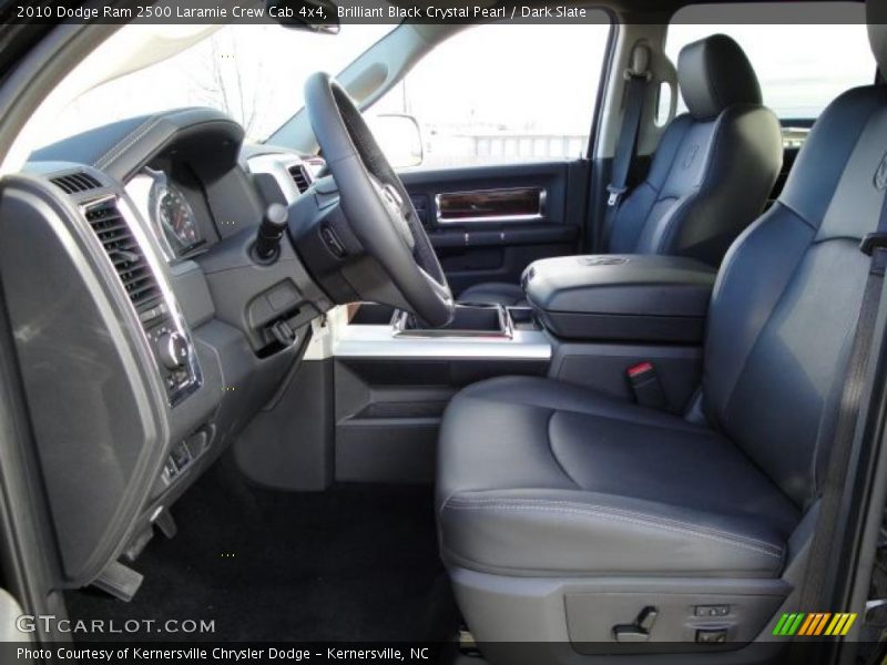 Brilliant Black Crystal Pearl / Dark Slate 2010 Dodge Ram 2500 Laramie Crew Cab 4x4