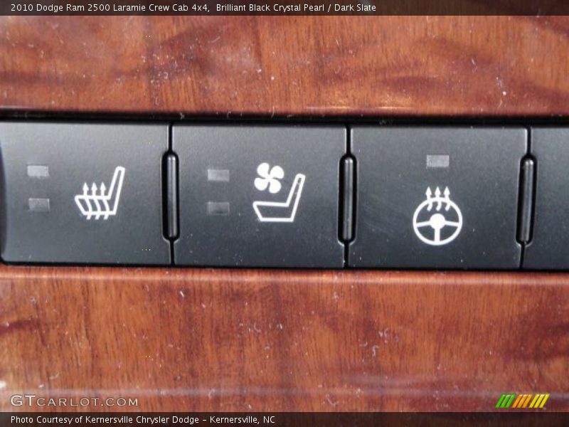Brilliant Black Crystal Pearl / Dark Slate 2010 Dodge Ram 2500 Laramie Crew Cab 4x4