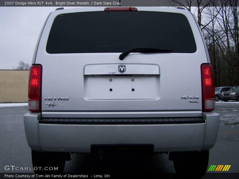 Bright Silver Metallic / Dark Slate Gray 2007 Dodge Nitro R/T 4x4