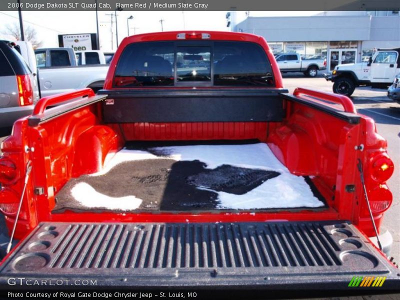 Flame Red / Medium Slate Gray 2006 Dodge Dakota SLT Quad Cab