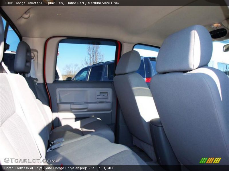 Flame Red / Medium Slate Gray 2006 Dodge Dakota SLT Quad Cab