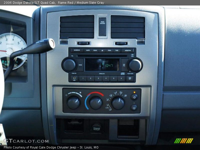Flame Red / Medium Slate Gray 2006 Dodge Dakota SLT Quad Cab