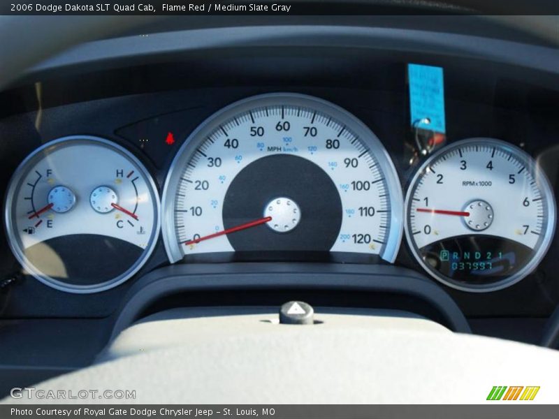 Flame Red / Medium Slate Gray 2006 Dodge Dakota SLT Quad Cab