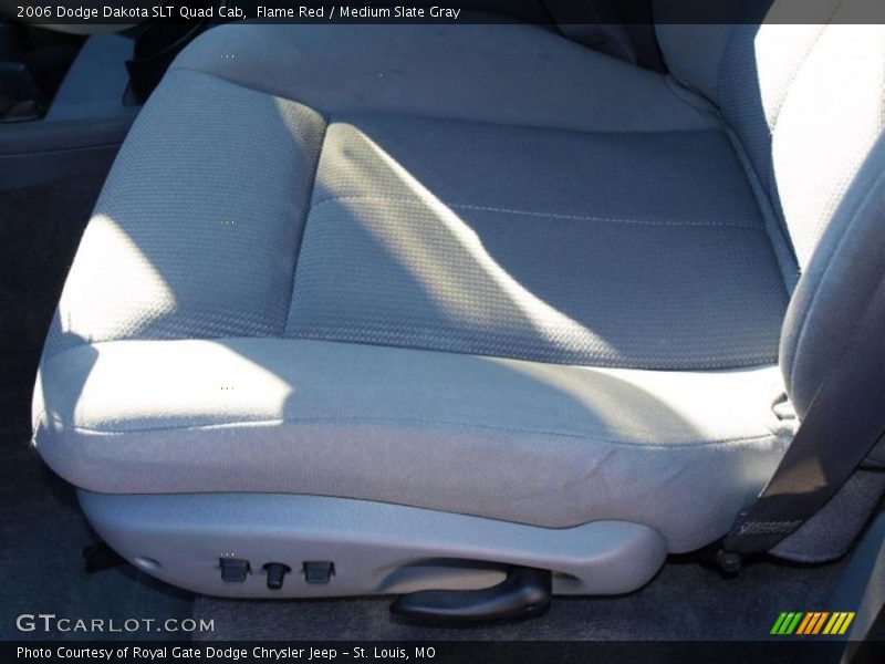 Flame Red / Medium Slate Gray 2006 Dodge Dakota SLT Quad Cab