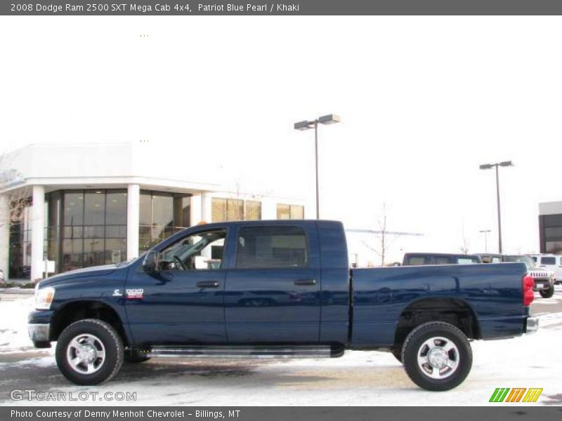Patriot Blue Pearl / Khaki 2008 Dodge Ram 2500 SXT Mega Cab 4x4