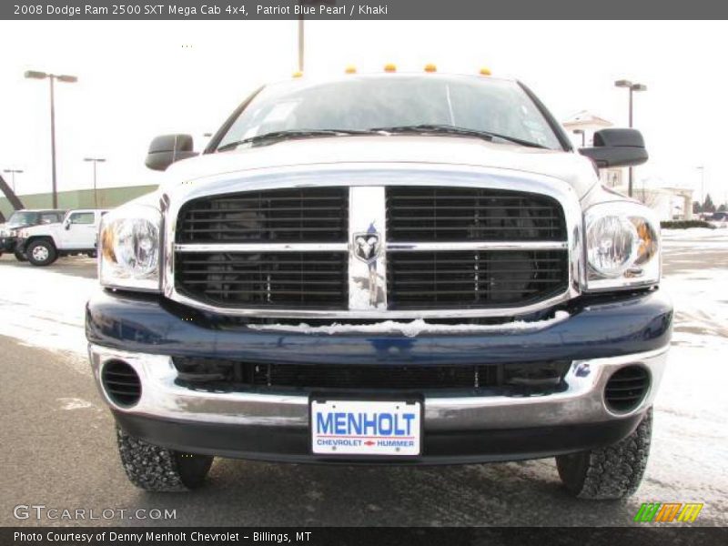 Patriot Blue Pearl / Khaki 2008 Dodge Ram 2500 SXT Mega Cab 4x4