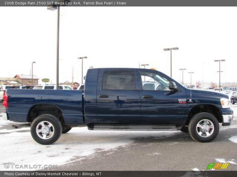 Patriot Blue Pearl / Khaki 2008 Dodge Ram 2500 SXT Mega Cab 4x4