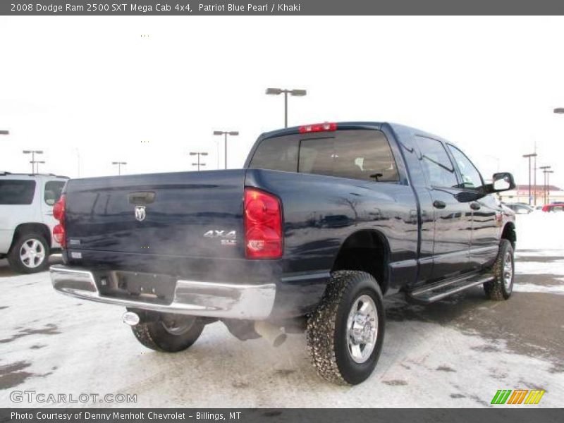 Patriot Blue Pearl / Khaki 2008 Dodge Ram 2500 SXT Mega Cab 4x4