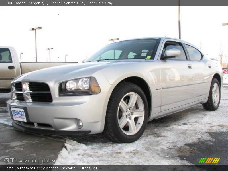Bright Silver Metallic / Dark Slate Gray 2008 Dodge Charger R/T
