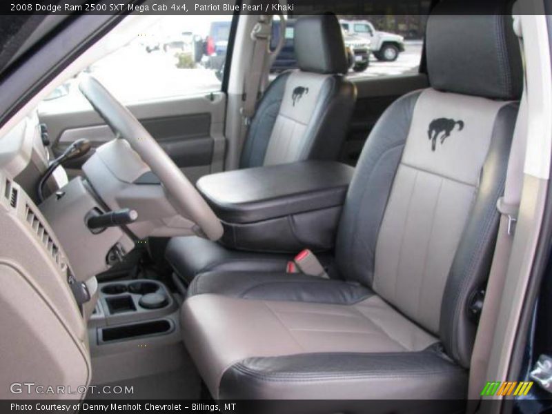 Patriot Blue Pearl / Khaki 2008 Dodge Ram 2500 SXT Mega Cab 4x4