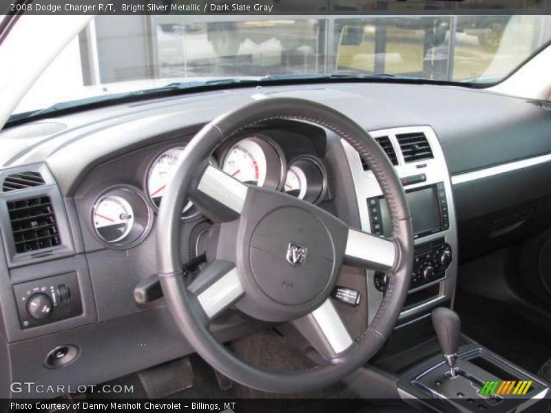 Bright Silver Metallic / Dark Slate Gray 2008 Dodge Charger R/T