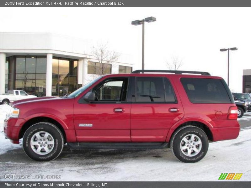 Redfire Metallic / Charcoal Black 2008 Ford Expedition XLT 4x4