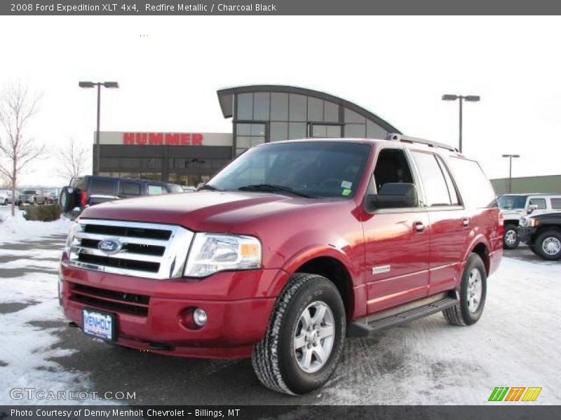 Redfire Metallic / Charcoal Black 2008 Ford Expedition XLT 4x4