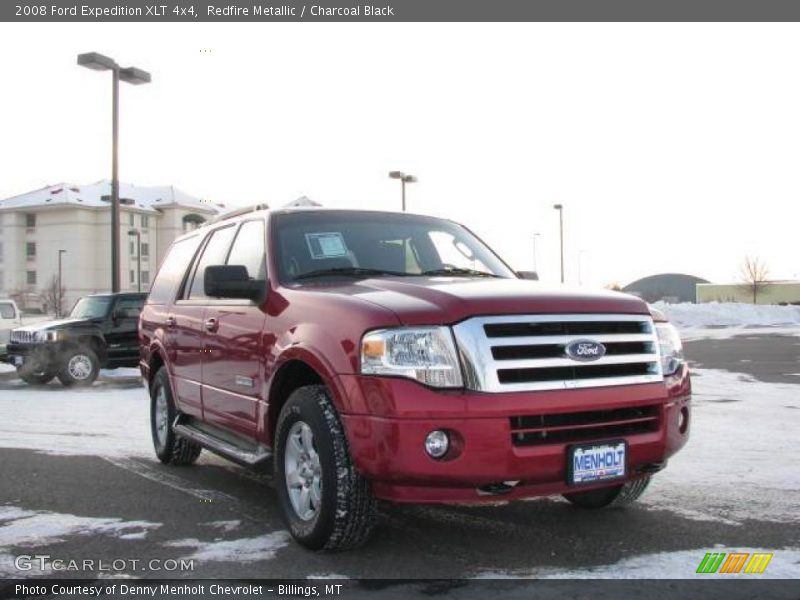 Redfire Metallic / Charcoal Black 2008 Ford Expedition XLT 4x4