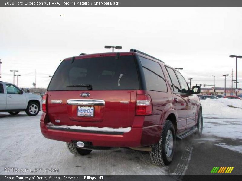 Redfire Metallic / Charcoal Black 2008 Ford Expedition XLT 4x4