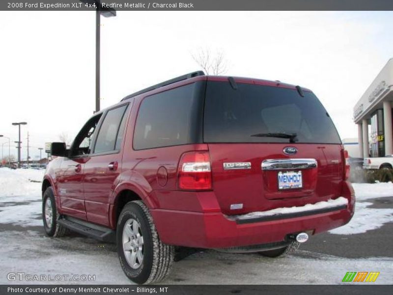 Redfire Metallic / Charcoal Black 2008 Ford Expedition XLT 4x4