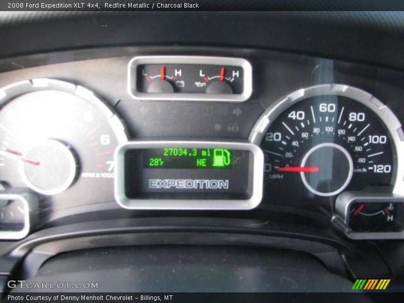 Redfire Metallic / Charcoal Black 2008 Ford Expedition XLT 4x4