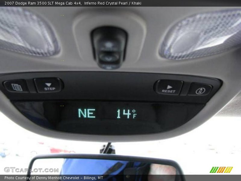 Inferno Red Crystal Pearl / Khaki 2007 Dodge Ram 3500 SLT Mega Cab 4x4