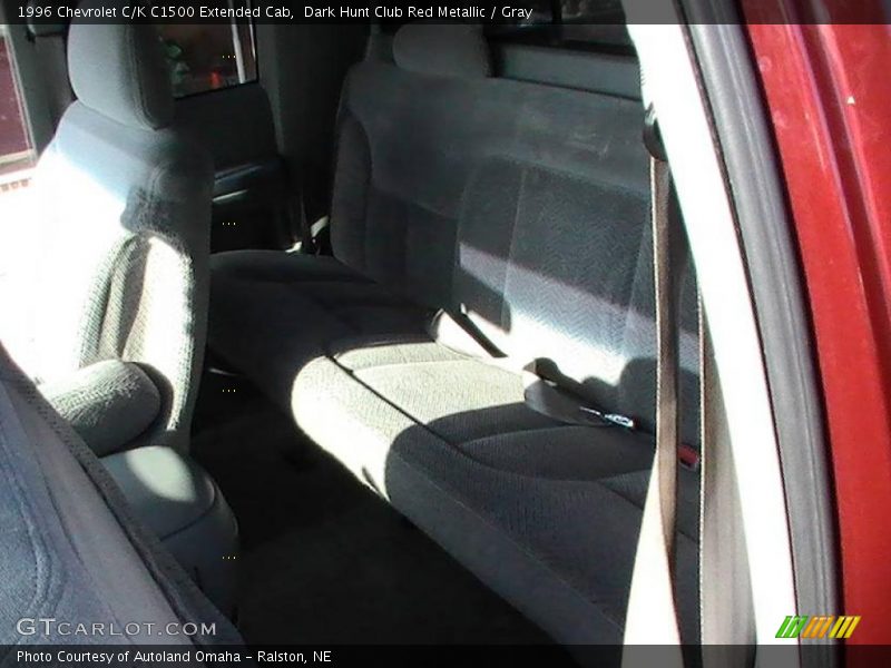 Dark Hunt Club Red Metallic / Gray 1996 Chevrolet C/K C1500 Extended Cab