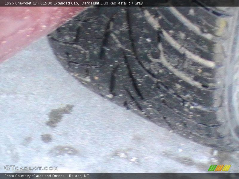 Dark Hunt Club Red Metallic / Gray 1996 Chevrolet C/K C1500 Extended Cab