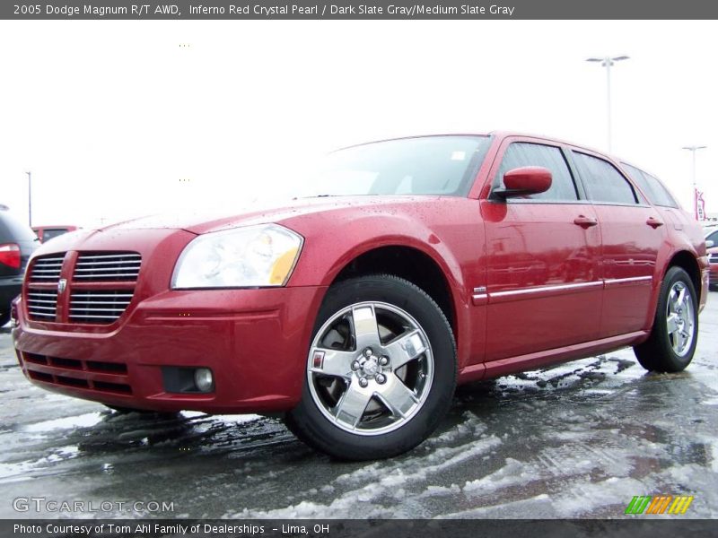 Inferno Red Crystal Pearl / Dark Slate Gray/Medium Slate Gray 2005 Dodge Magnum R/T AWD
