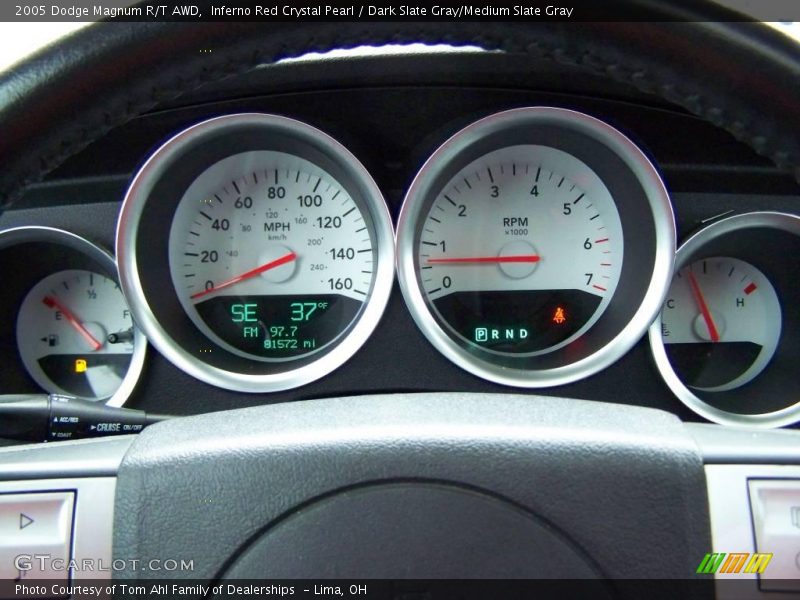 Inferno Red Crystal Pearl / Dark Slate Gray/Medium Slate Gray 2005 Dodge Magnum R/T AWD