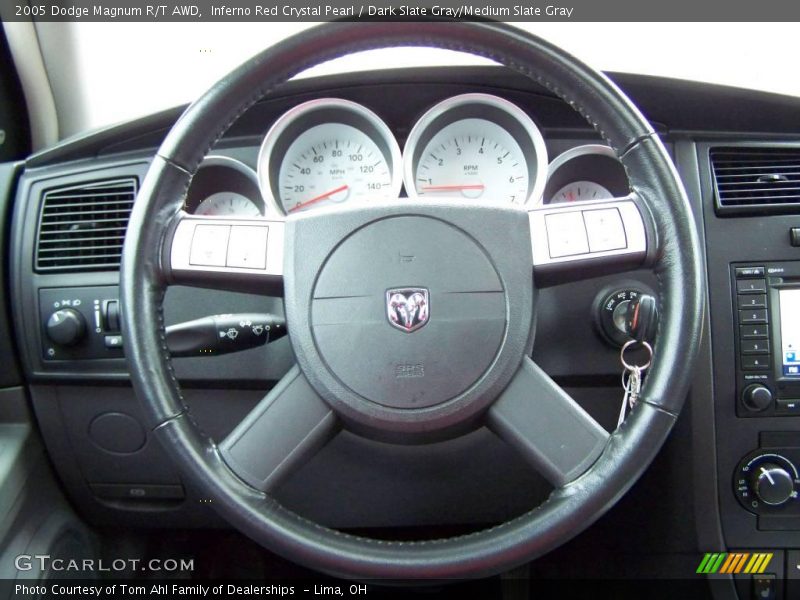Inferno Red Crystal Pearl / Dark Slate Gray/Medium Slate Gray 2005 Dodge Magnum R/T AWD