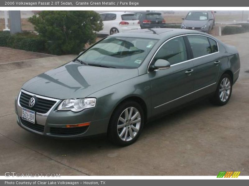 Granite Green Metallic / Pure Beige 2006 Volkswagen Passat 2.0T Sedan