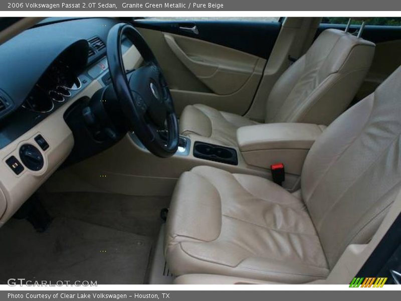 Granite Green Metallic / Pure Beige 2006 Volkswagen Passat 2.0T Sedan