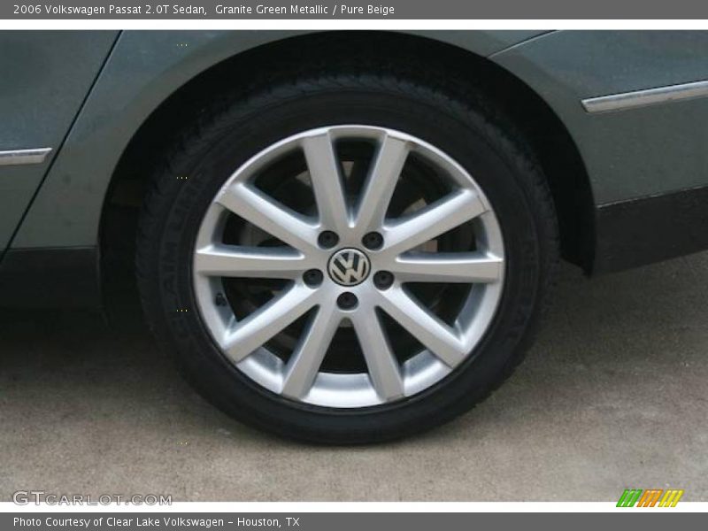 Granite Green Metallic / Pure Beige 2006 Volkswagen Passat 2.0T Sedan
