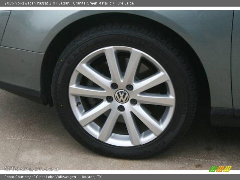 Granite Green Metallic / Pure Beige 2006 Volkswagen Passat 2.0T Sedan