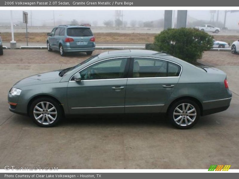Granite Green Metallic / Pure Beige 2006 Volkswagen Passat 2.0T Sedan