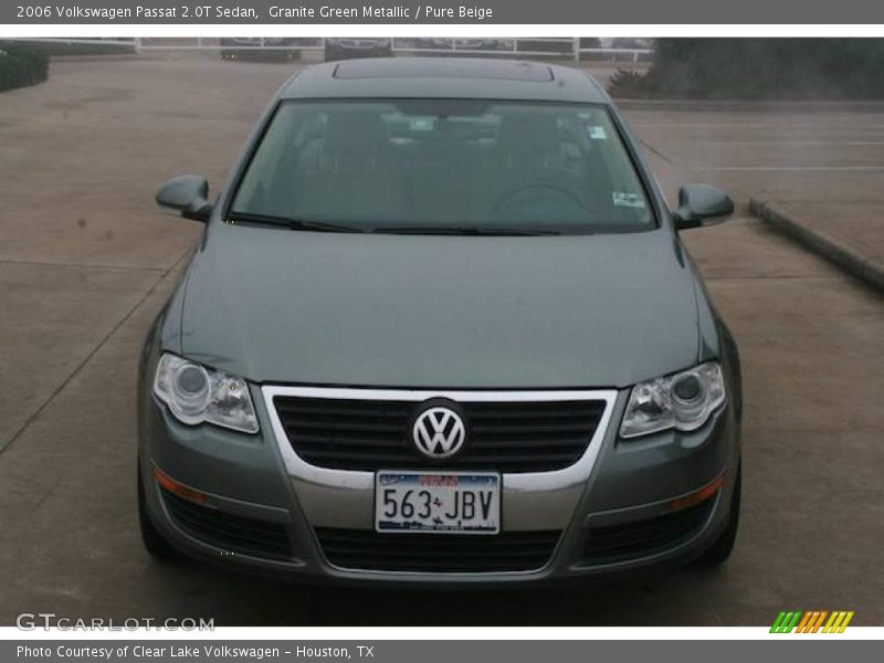 Granite Green Metallic / Pure Beige 2006 Volkswagen Passat 2.0T Sedan