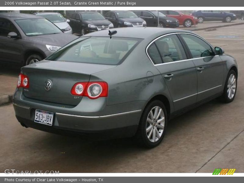 Granite Green Metallic / Pure Beige 2006 Volkswagen Passat 2.0T Sedan