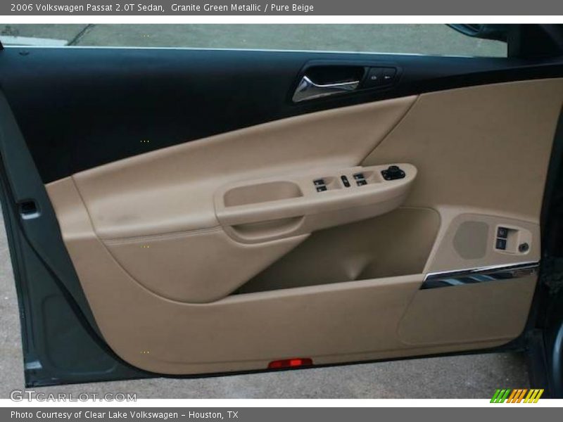 Granite Green Metallic / Pure Beige 2006 Volkswagen Passat 2.0T Sedan