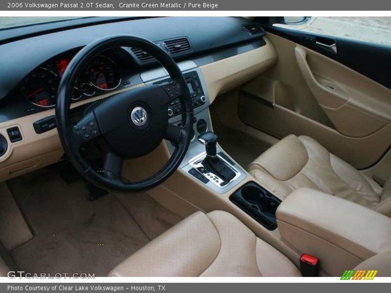Granite Green Metallic / Pure Beige 2006 Volkswagen Passat 2.0T Sedan