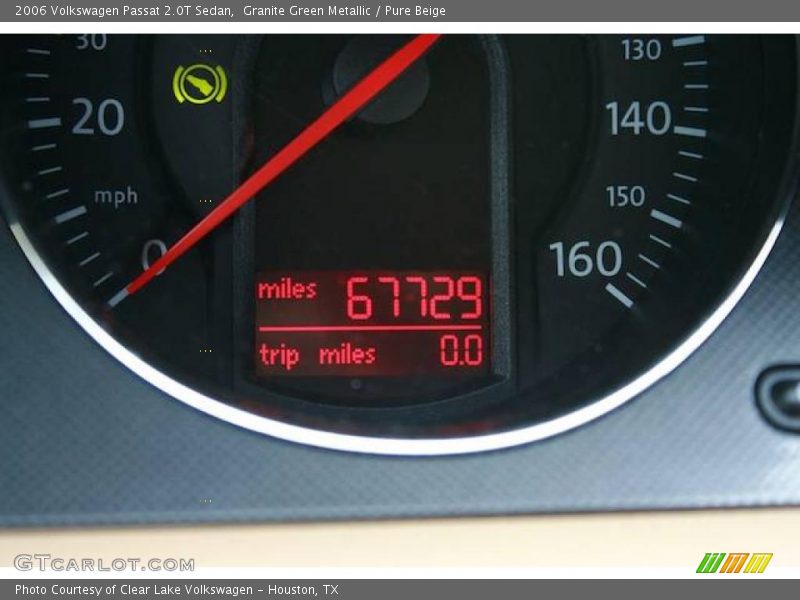 Granite Green Metallic / Pure Beige 2006 Volkswagen Passat 2.0T Sedan