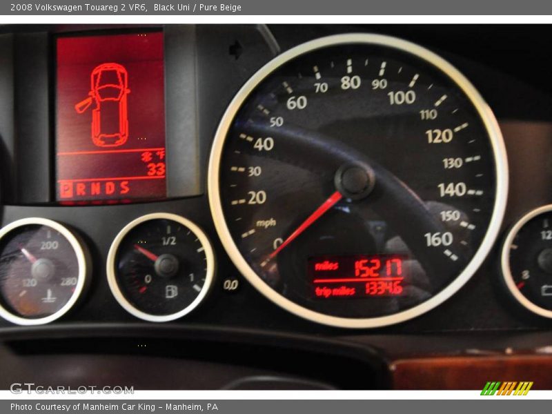 Black Uni / Pure Beige 2008 Volkswagen Touareg 2 VR6