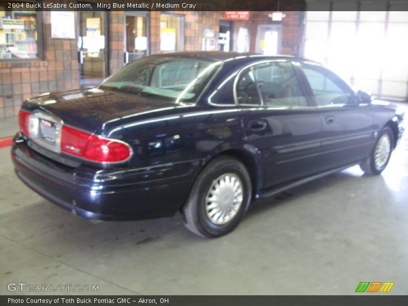 Ming Blue Metallic / Medium Gray 2004 Buick LeSabre Custom