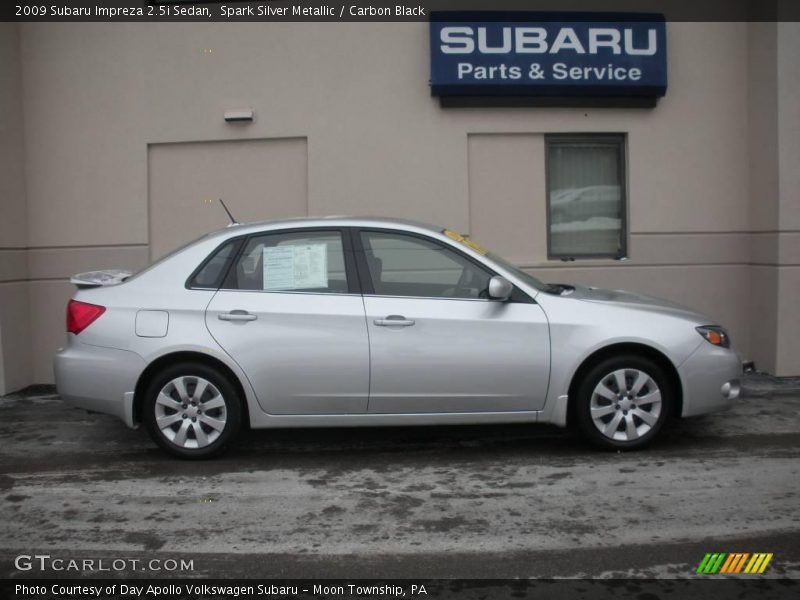 Spark Silver Metallic / Carbon Black 2009 Subaru Impreza 2.5i Sedan
