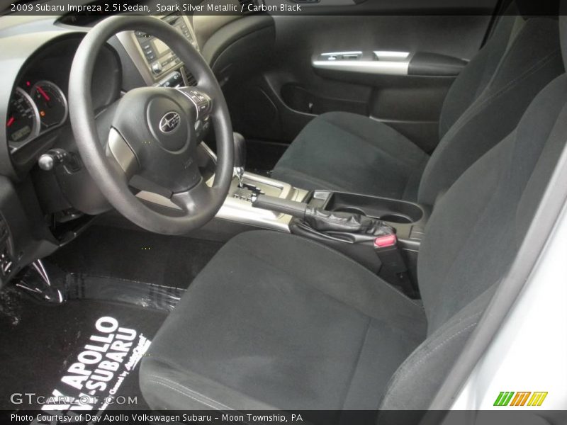 Spark Silver Metallic / Carbon Black 2009 Subaru Impreza 2.5i Sedan