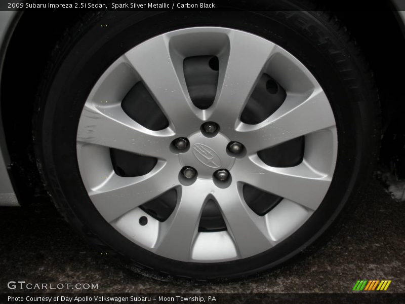 Spark Silver Metallic / Carbon Black 2009 Subaru Impreza 2.5i Sedan