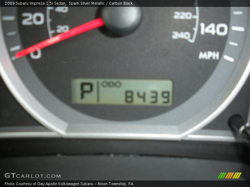 Spark Silver Metallic / Carbon Black 2009 Subaru Impreza 2.5i Sedan