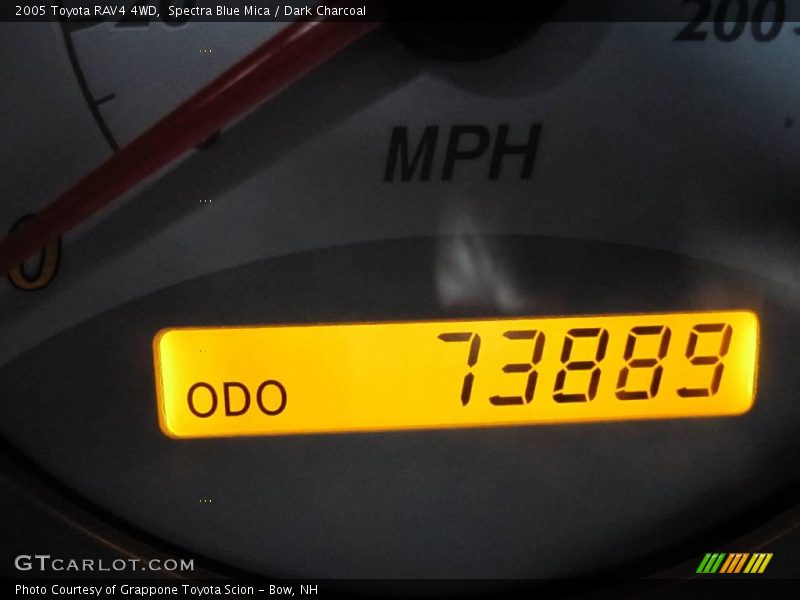 Spectra Blue Mica / Dark Charcoal 2005 Toyota RAV4 4WD