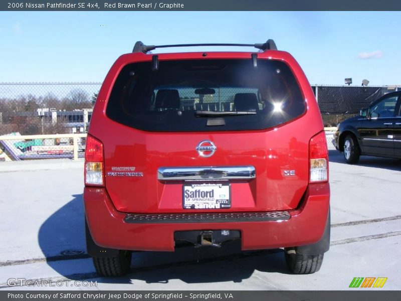 Red Brawn Pearl / Graphite 2006 Nissan Pathfinder SE 4x4