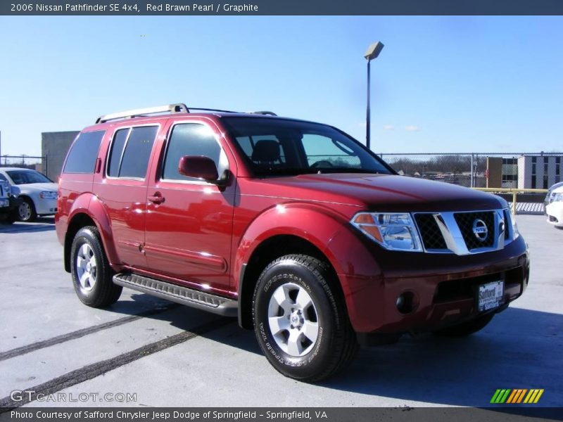 Red Brawn Pearl / Graphite 2006 Nissan Pathfinder SE 4x4